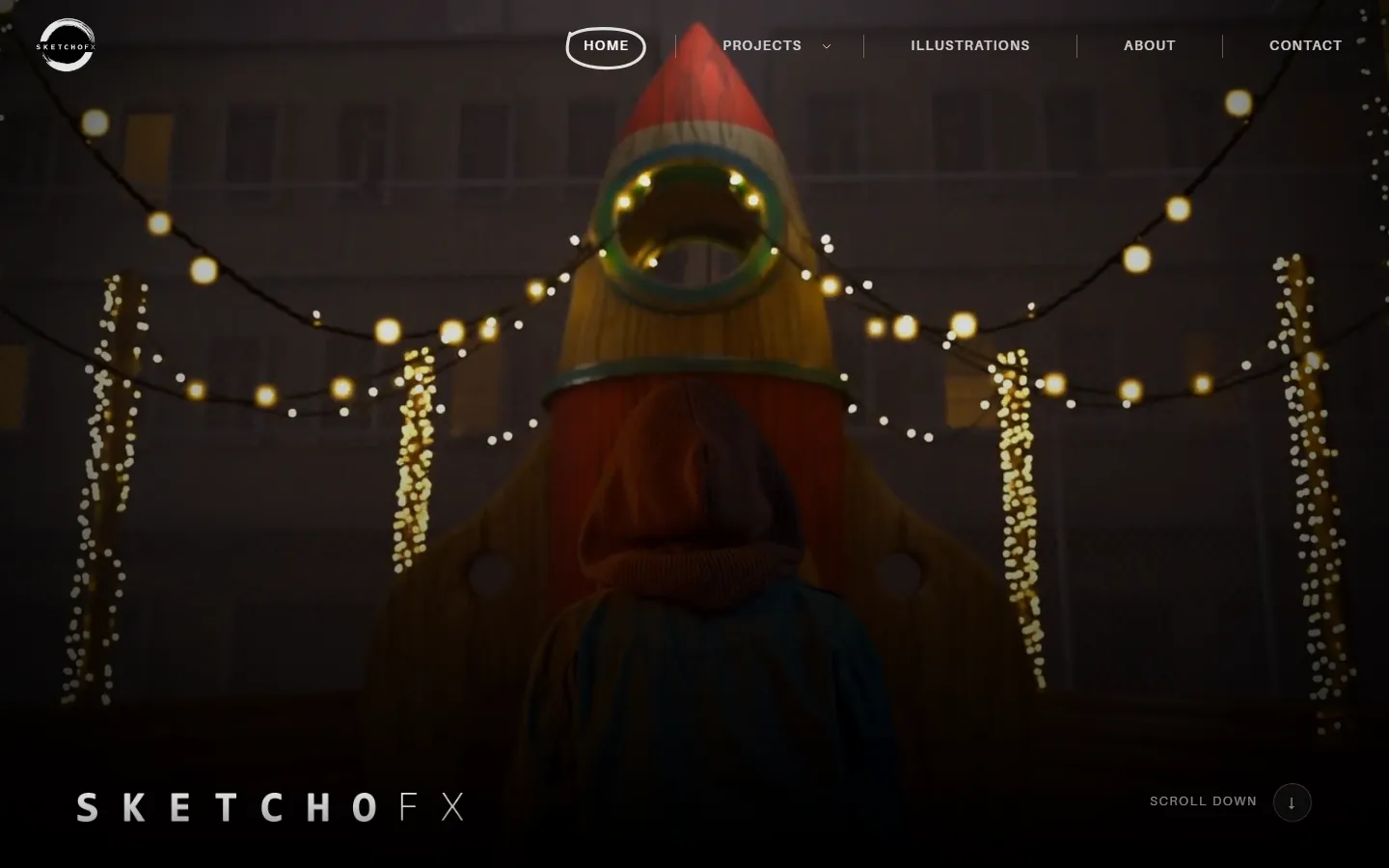 SketchoFX website home page